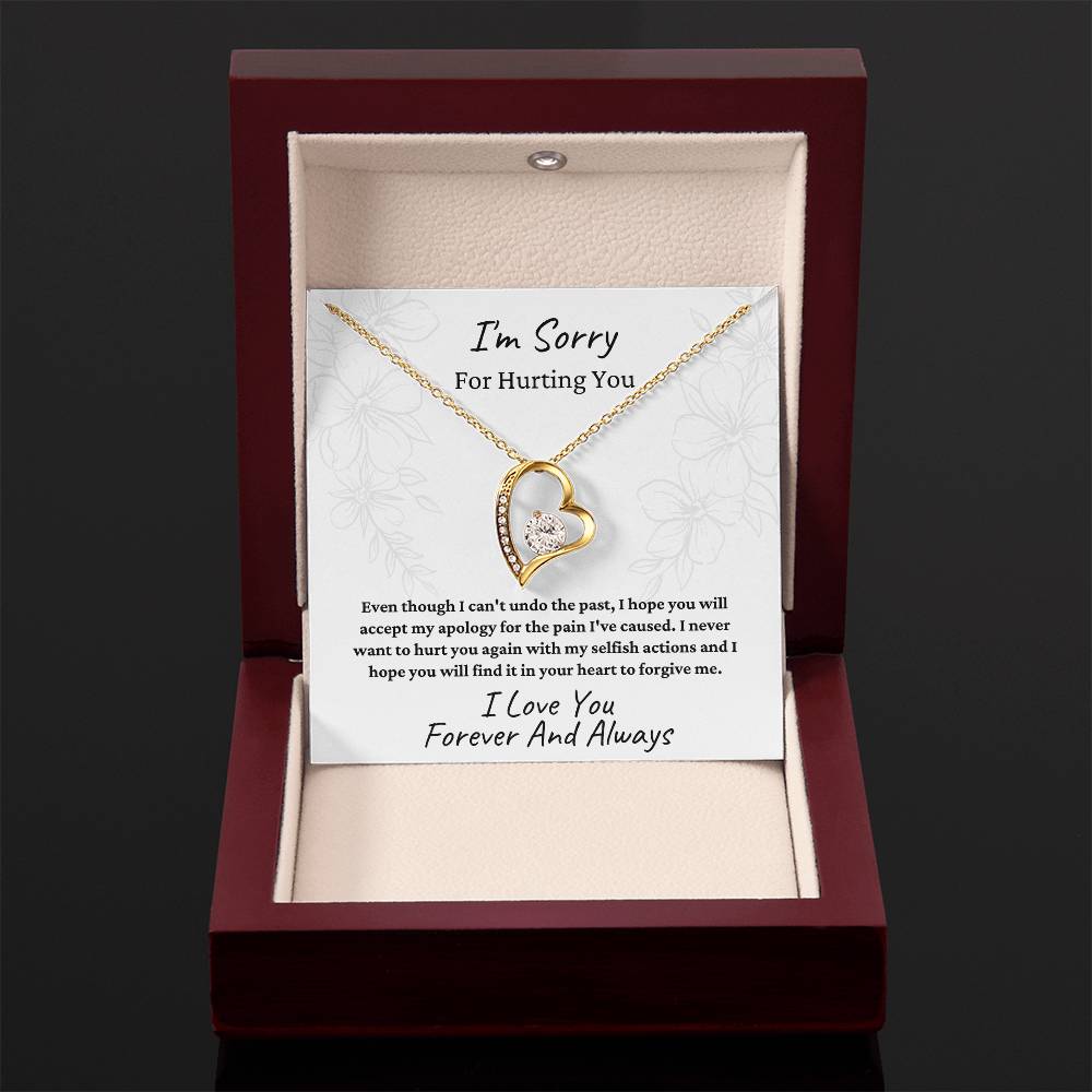 I'm Sorry For Hurting You Flower | Forever Love Necklace