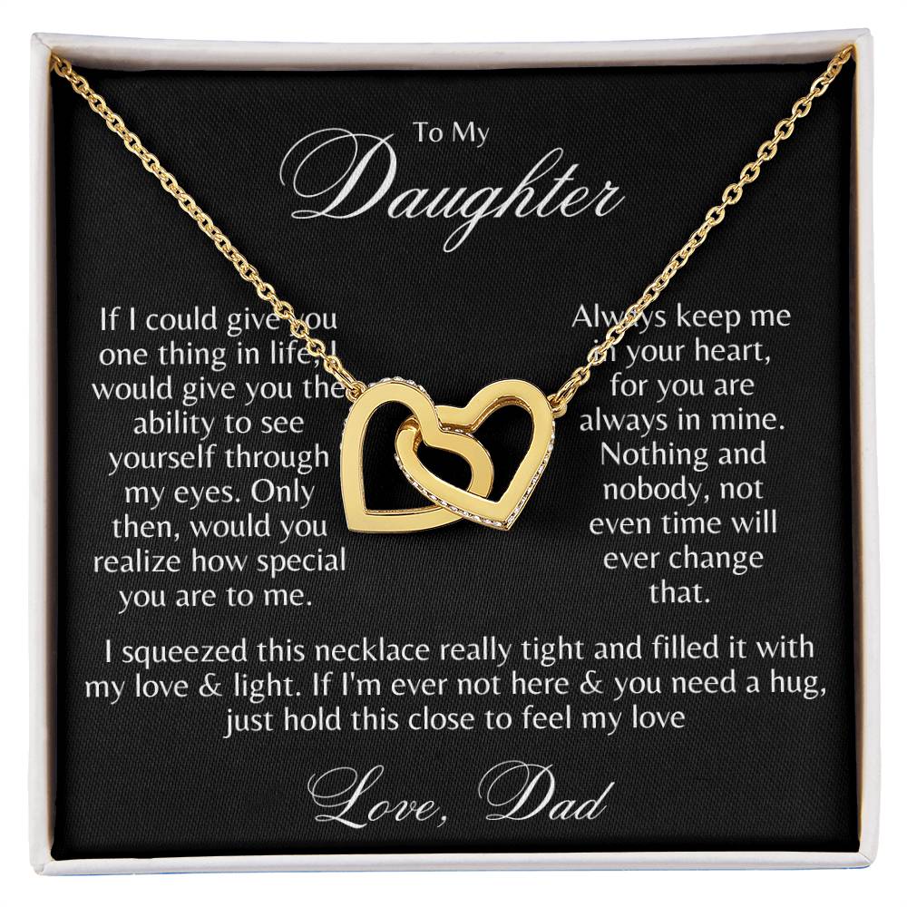 To My Daughter, Through My Eyes, Never Ending Love Necklace