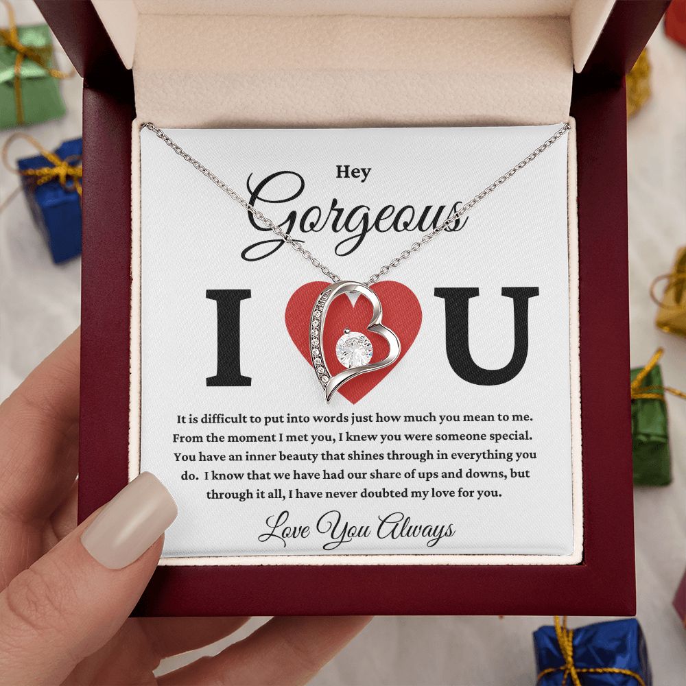 Wife Soulmate Girlfriend | I Love U | Forever Love Necklace
