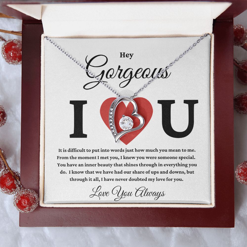 Wife Soulmate Girlfriend | I Love U | Forever Love Necklace