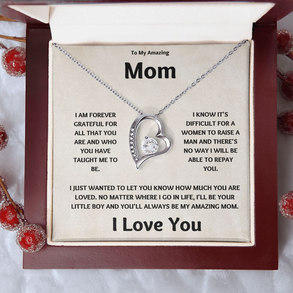 Amazing Mom | Forever Grateful | Forever Love Necklace V2