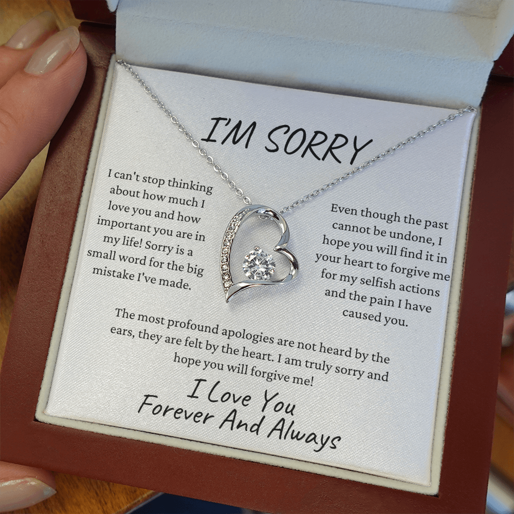 I'm Sorry I Love You | Forever Love Necklace