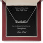 To My Daughter | World Blessed | Name Necklace