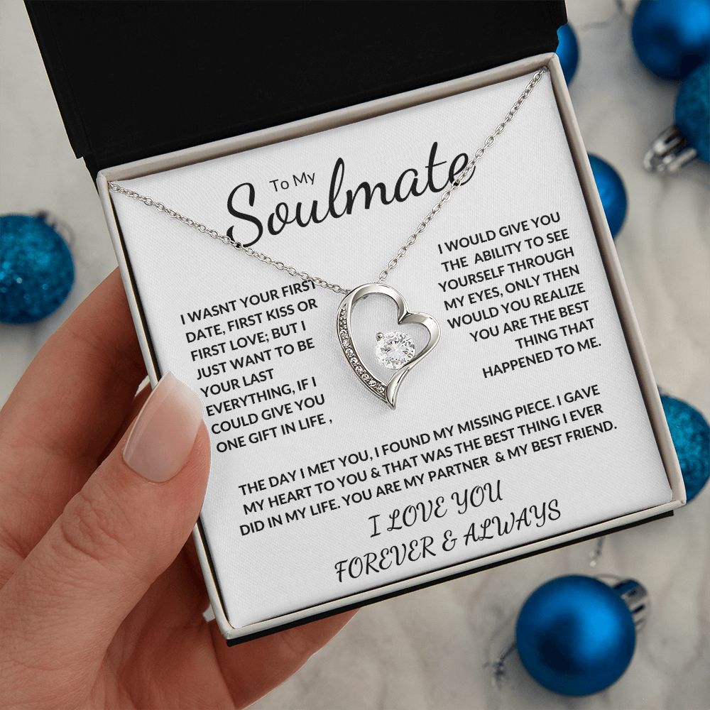 To My Soulmate | Last Everything | Forever Love Necklace