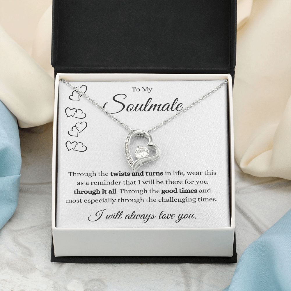 To My Soulmate | Twist and Turn | Forever Love Necklace