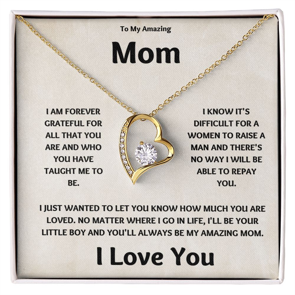 Amazing Mom | Forever Grateful | Forever Love Necklace V2