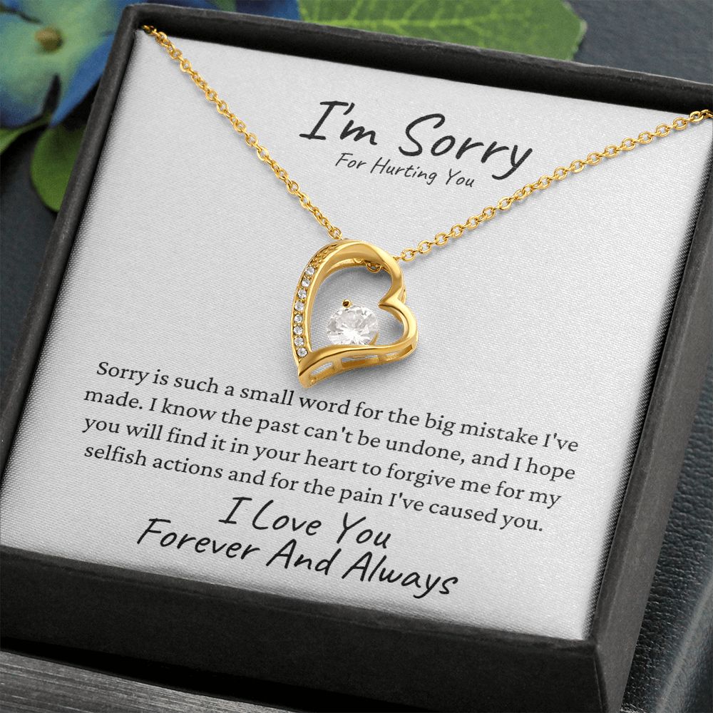 I'm Sorry | Forever Love Necklace | Apology Gift V3