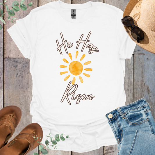 He Has Risen Sun T-Shirt