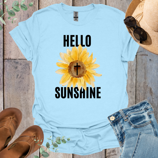 Hello Sunshine Sunflower T-Shirt