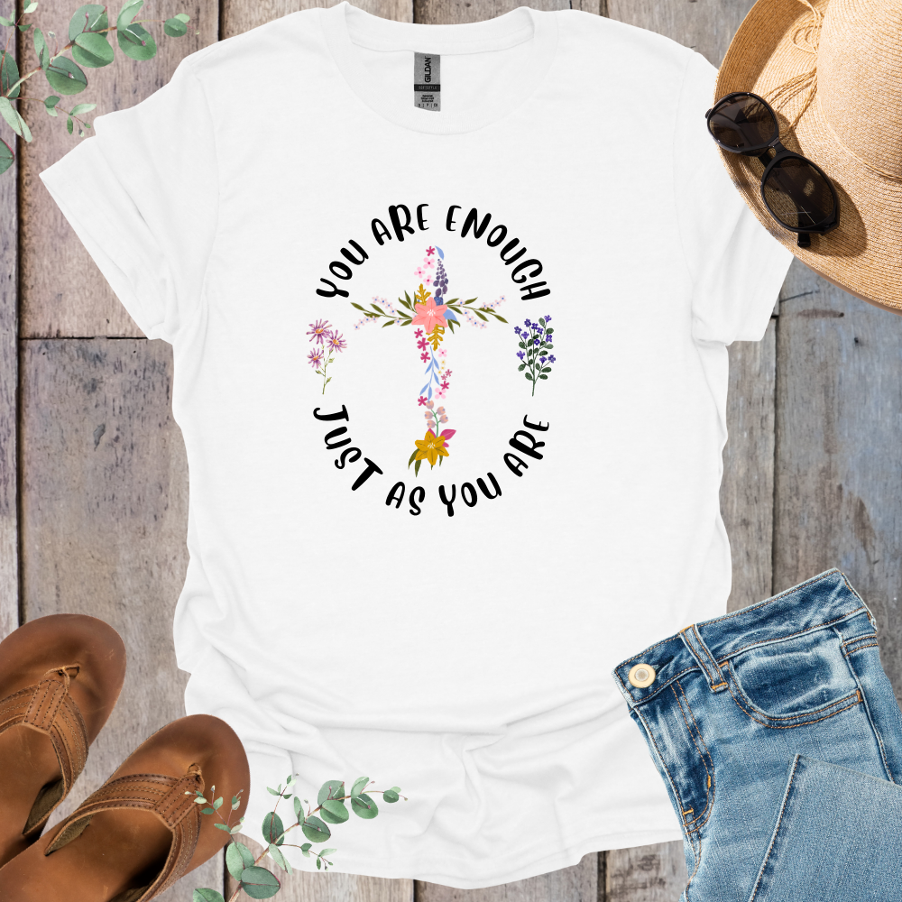 Wild Flower Cross T Shirt