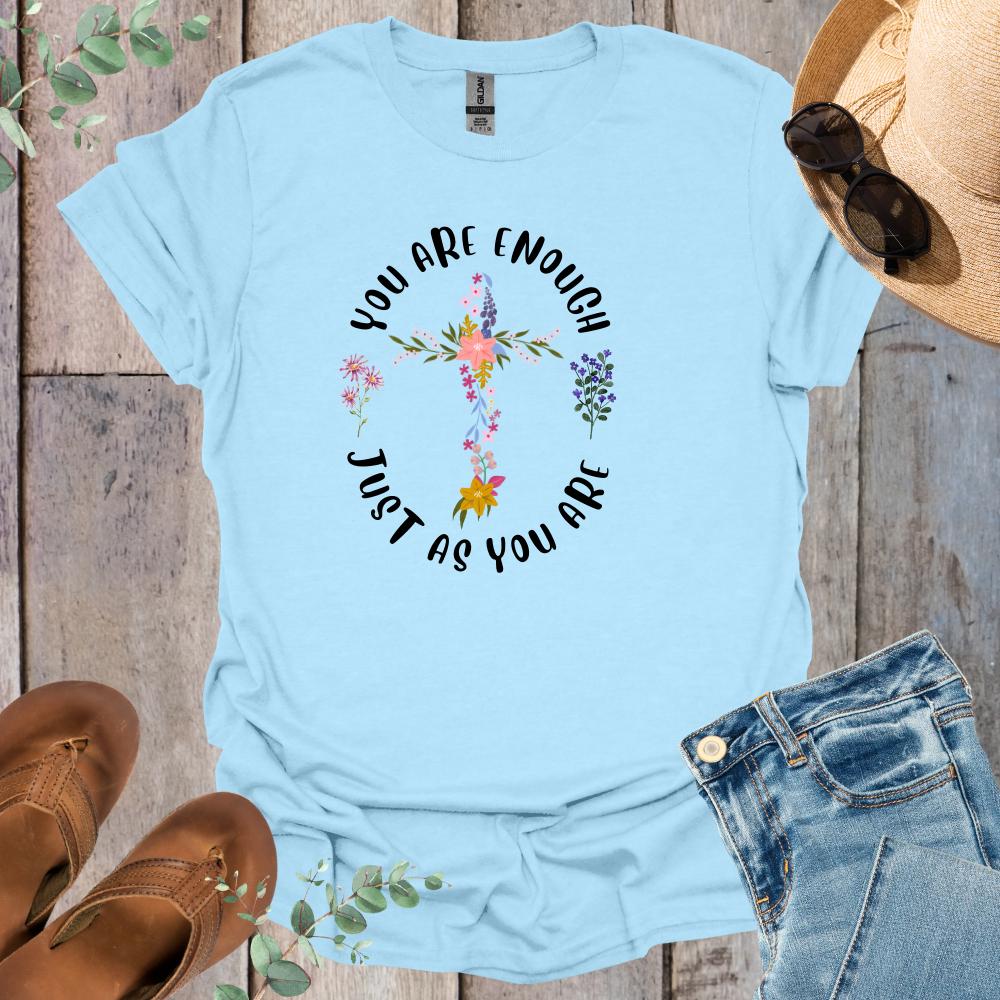 Wild Flower Cross T Shirt