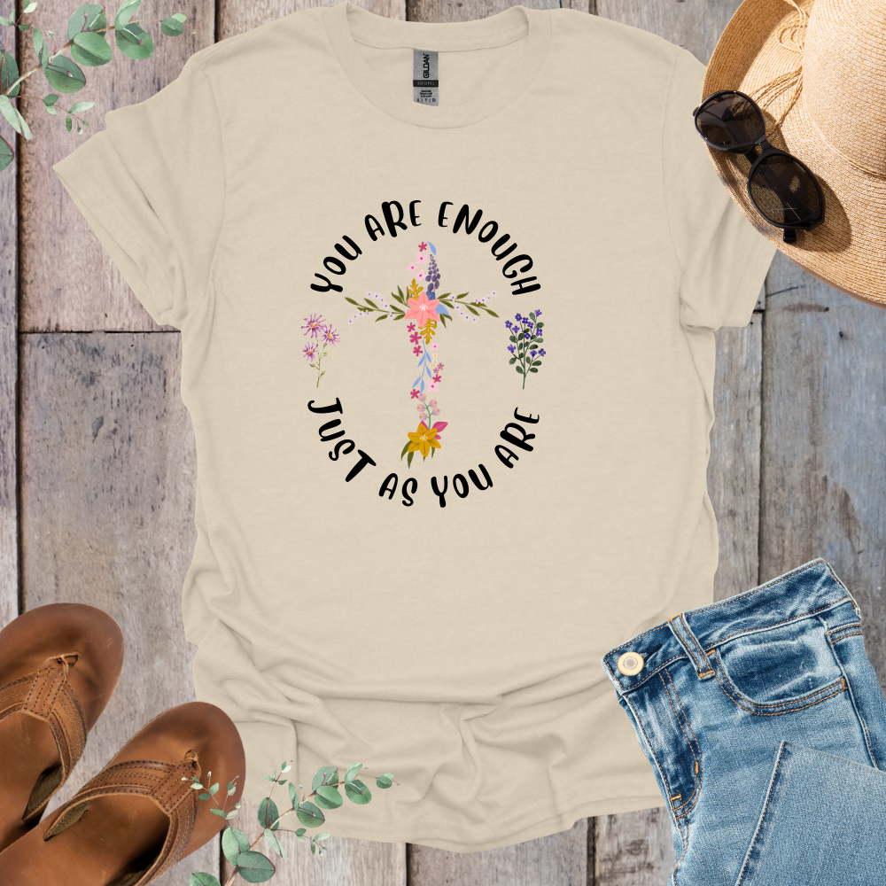 Wild Flower Cross T Shirt