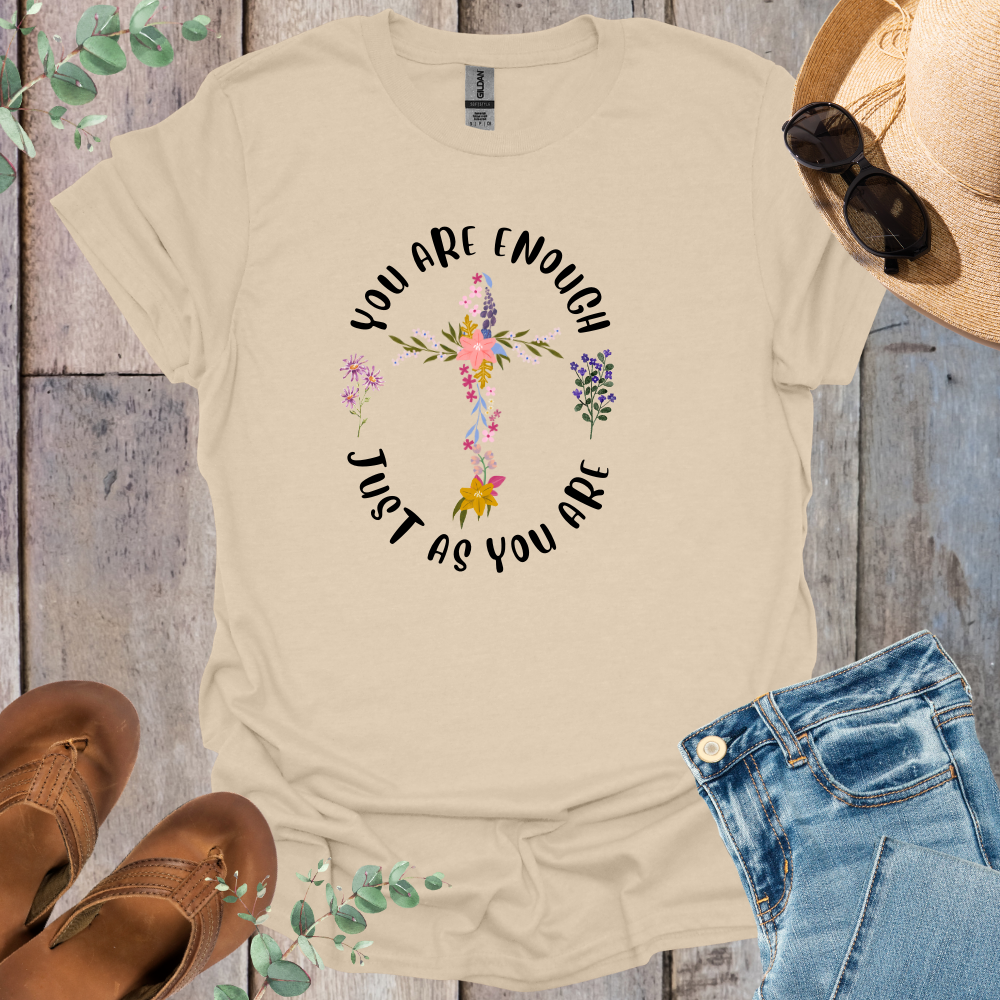 Wild Flower Cross T Shirt