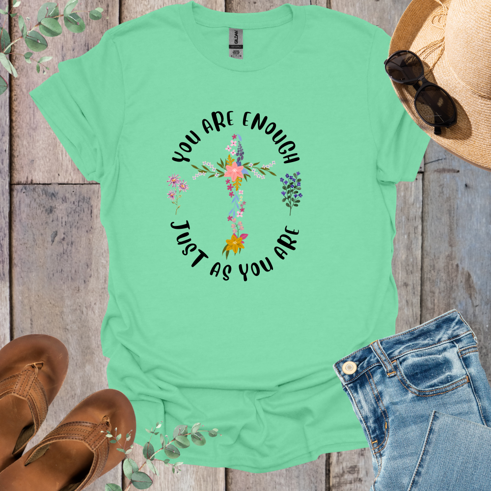 Wild Flower Cross T Shirt