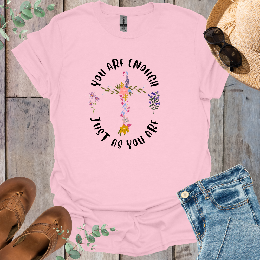 Wild Flower Cross T Shirt