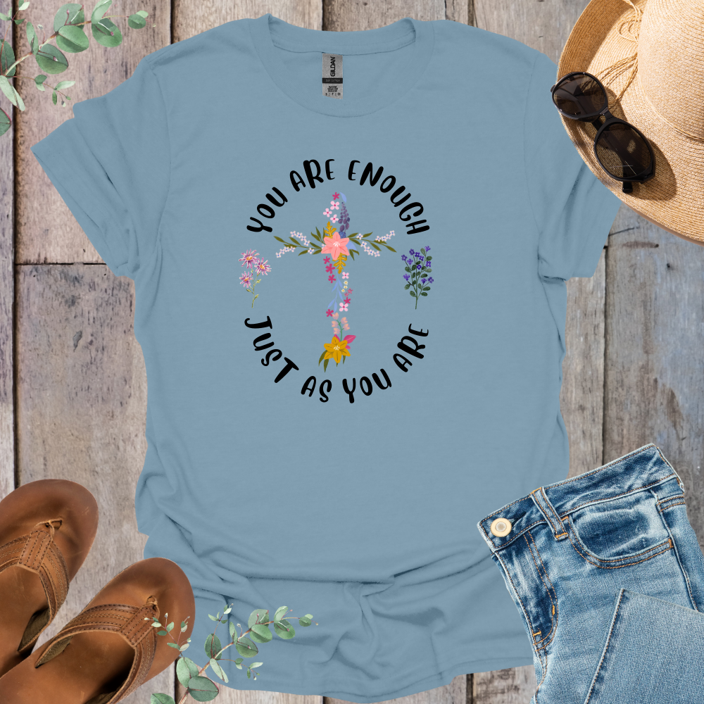 Wild Flower Cross T Shirt