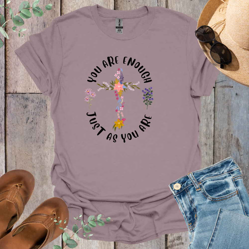 Wild Flower Cross T Shirt