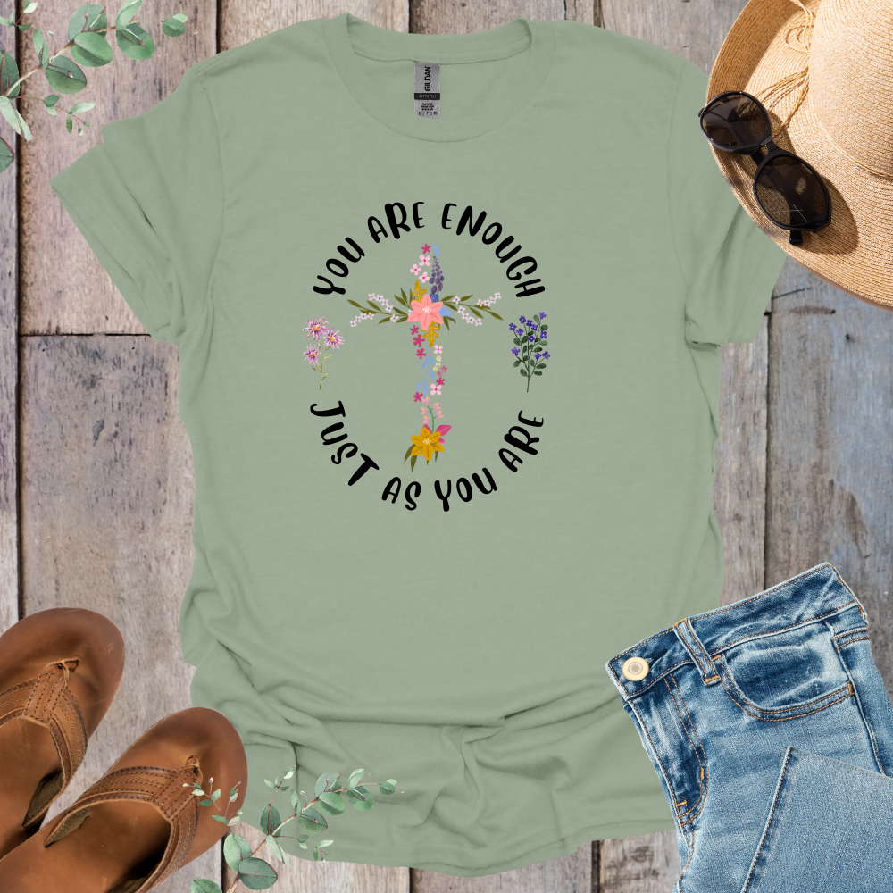 Wild Flower Cross T Shirt