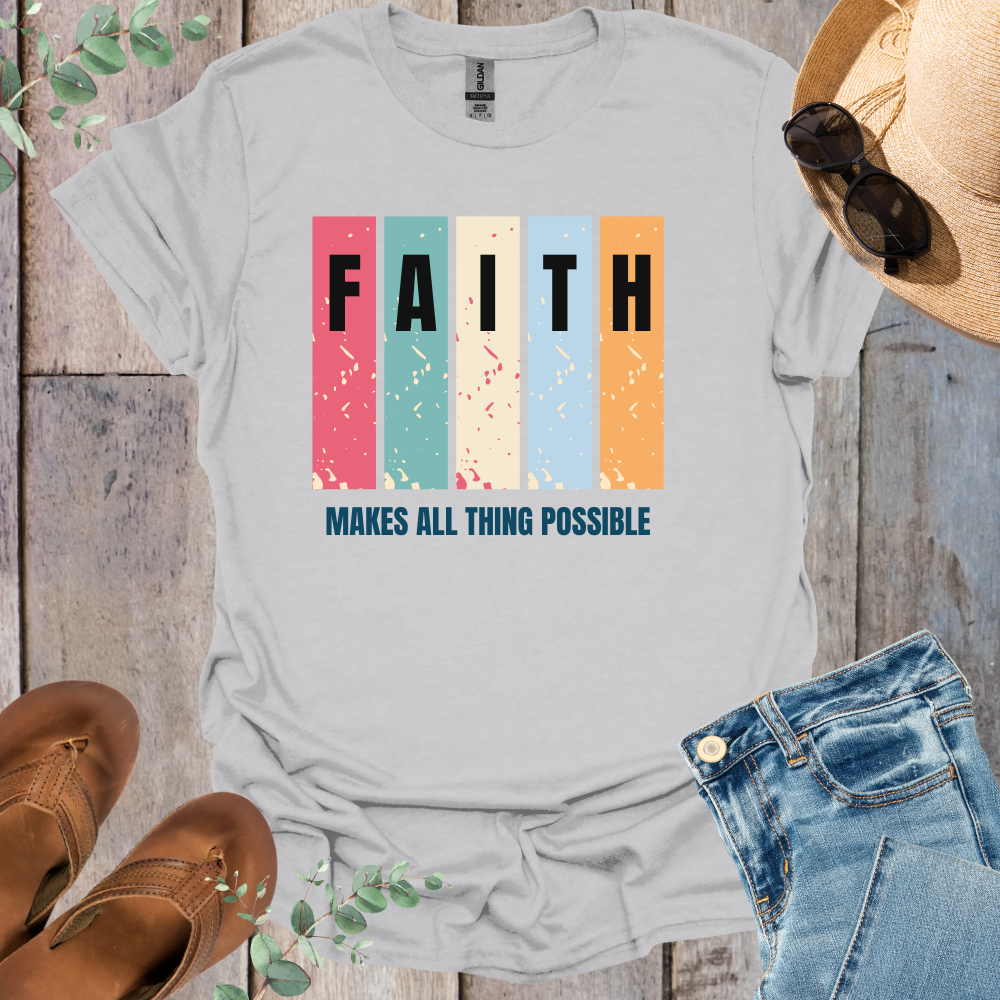 Faith Color Panel T-Shirt