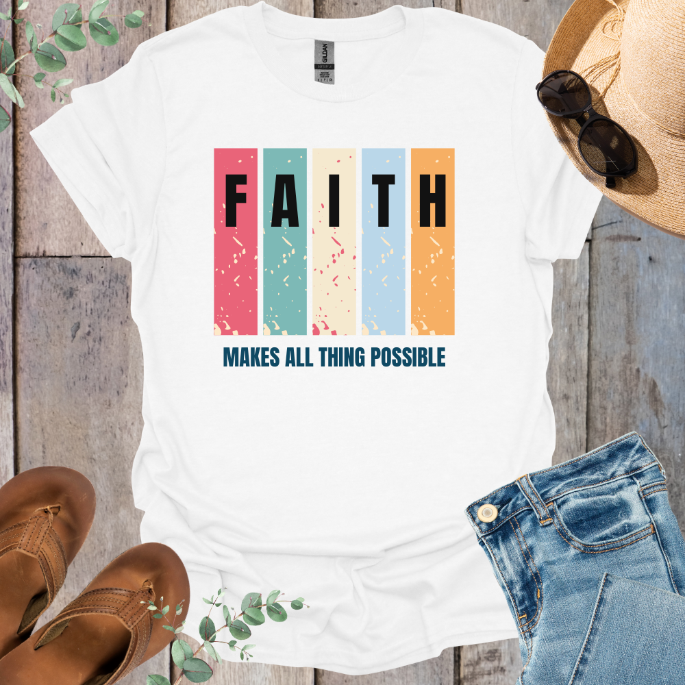 Faith Color Panel T-Shirt