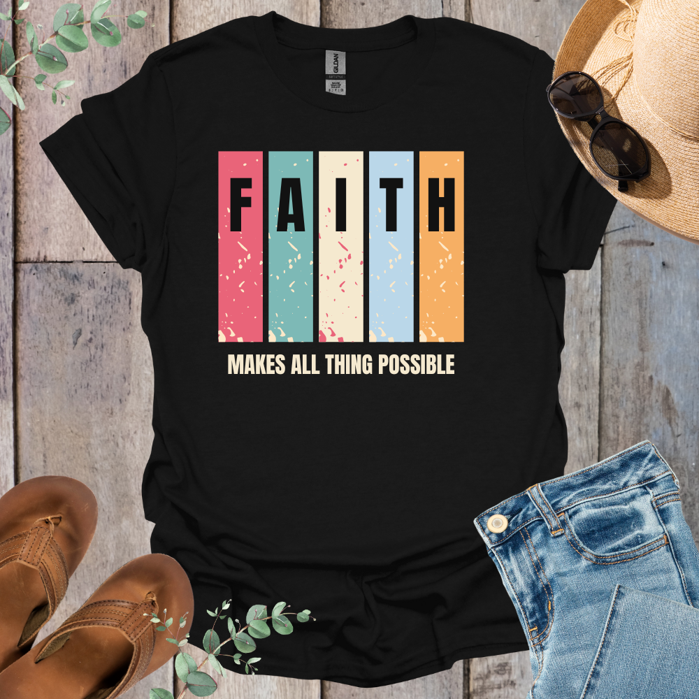 Faith Color Panel T-Shirt