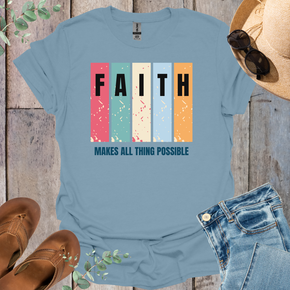 Faith Color Panel T-Shirt