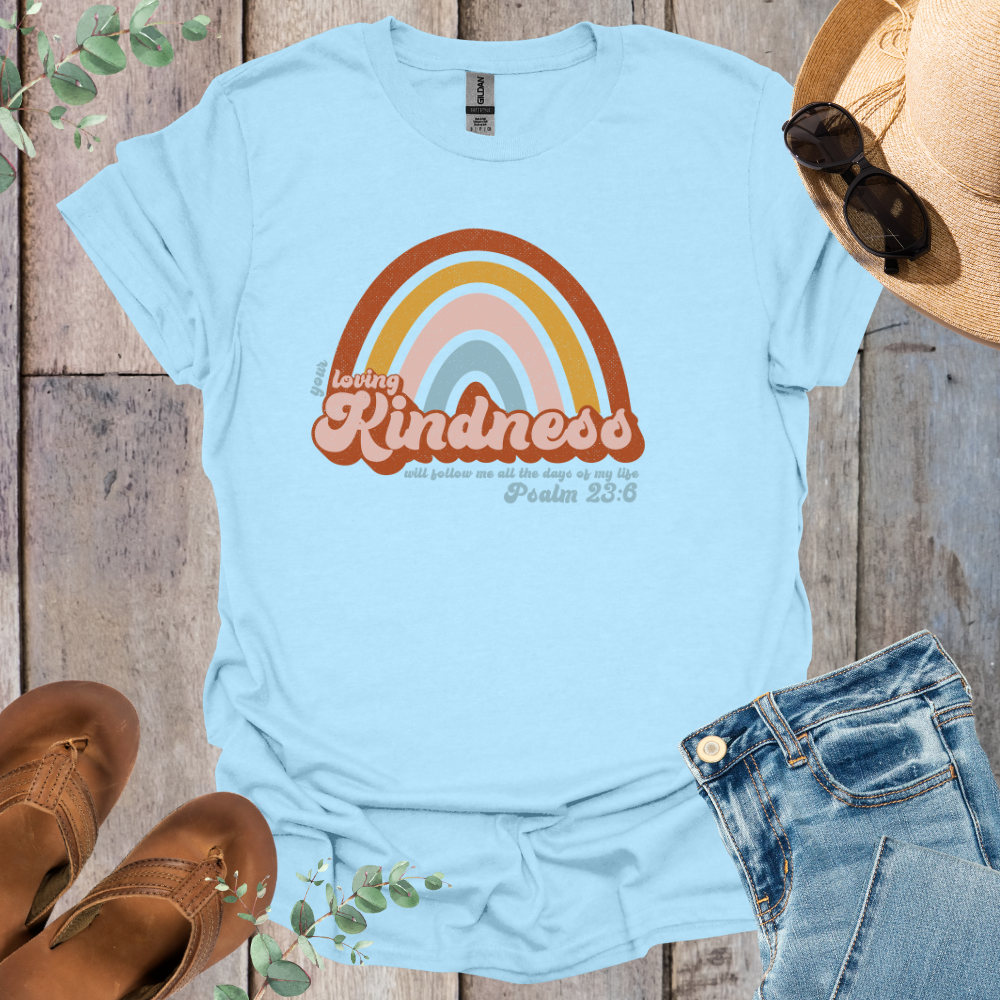 Retro Kindness Rainbow T-Shirt