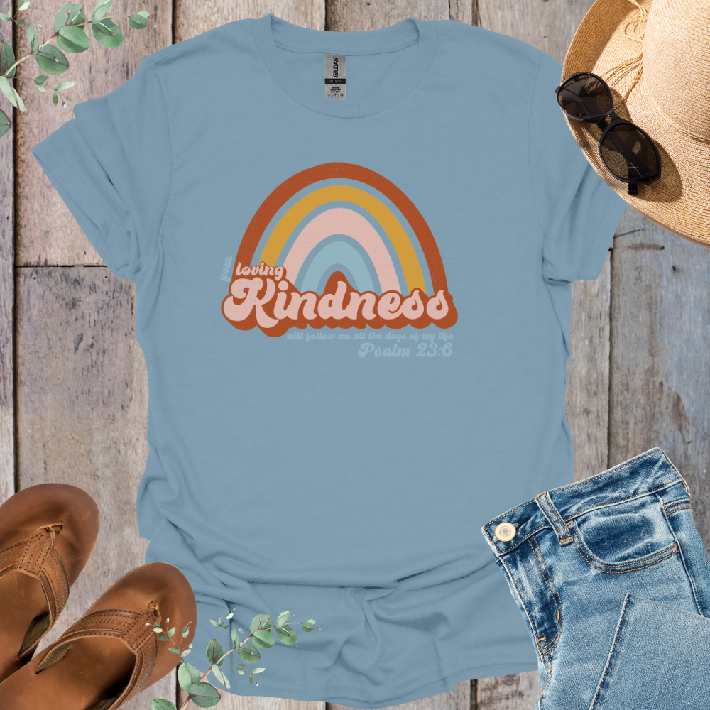 Retro Kindness Rainbow T-Shirt