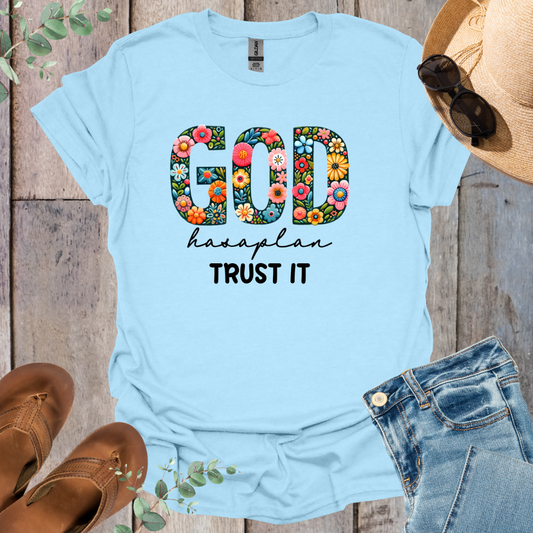 Gods Plan Floral T-Shirt