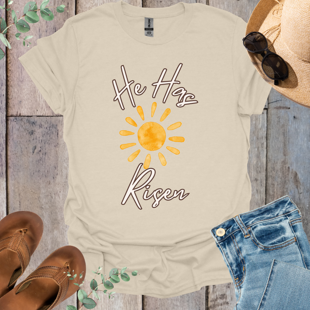 He Has Risen Sun T-Shirt