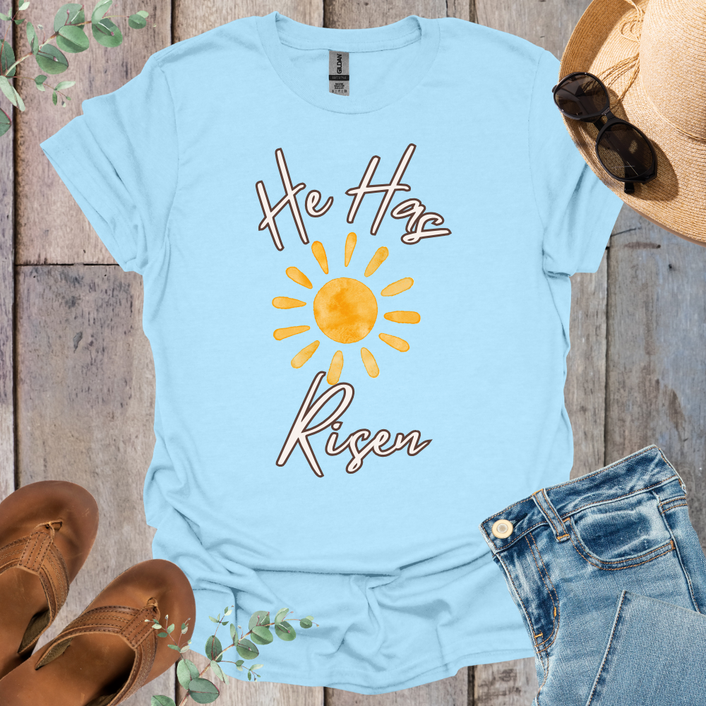 He Has Risen Sun T-Shirt