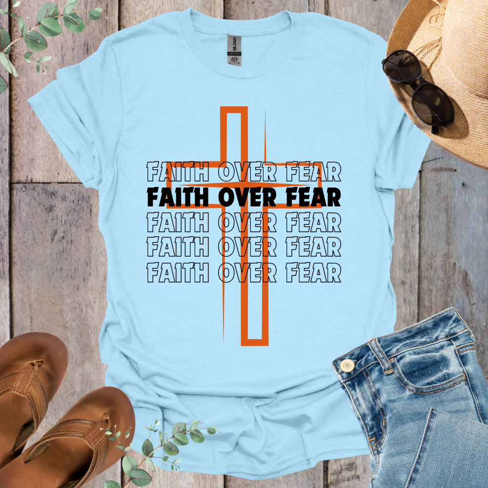 Faith over Fear Cross