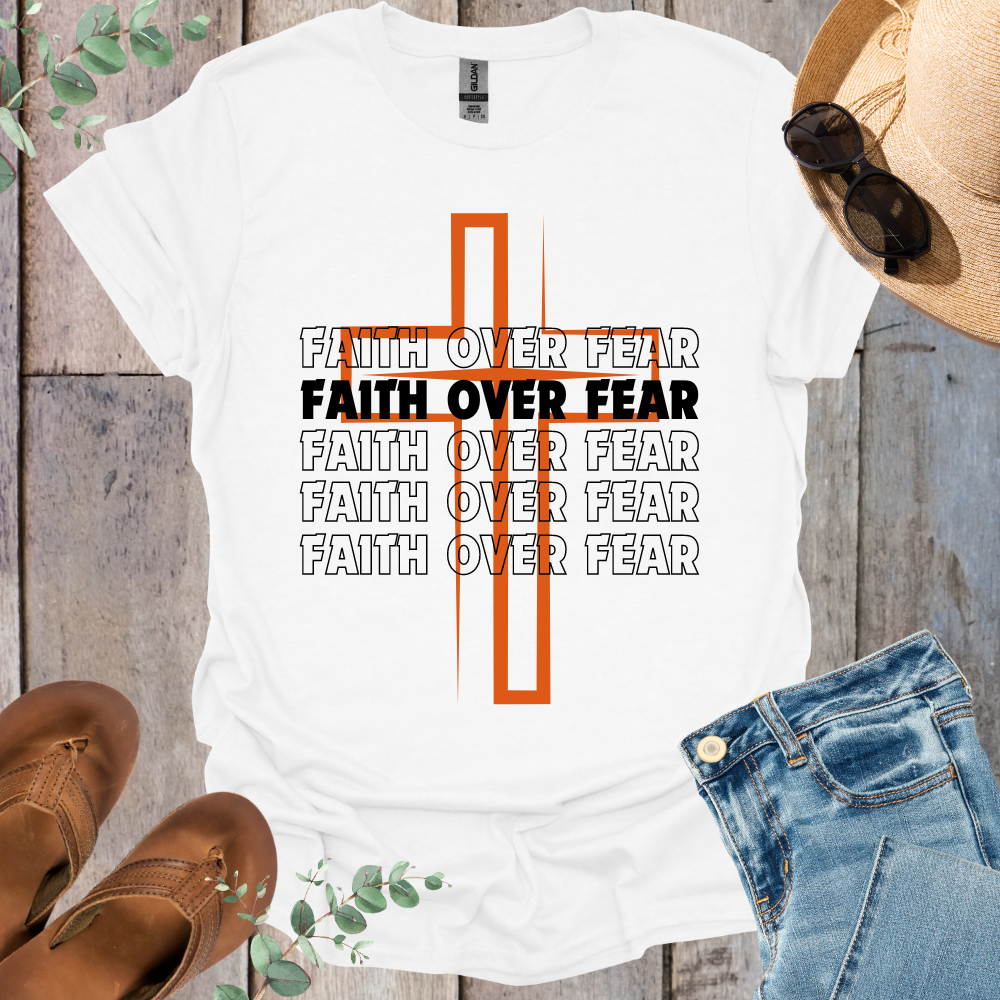 Faith over Fear Cross