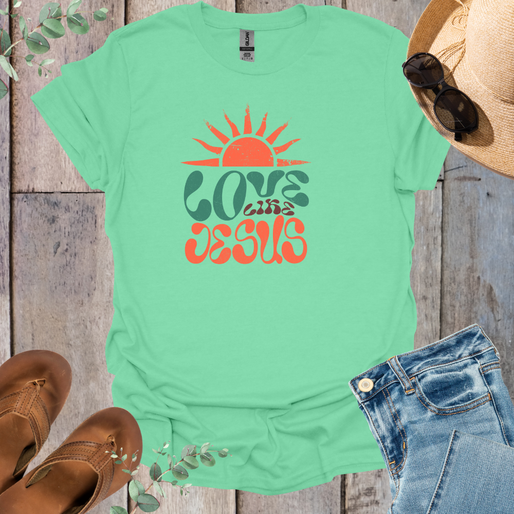 Love Like Jesus Retro T-Shirt