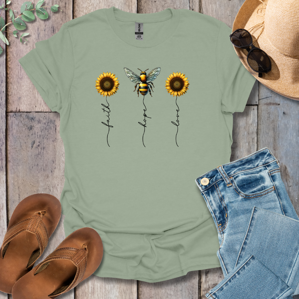 Faith Hope Love Bee T-Shirt