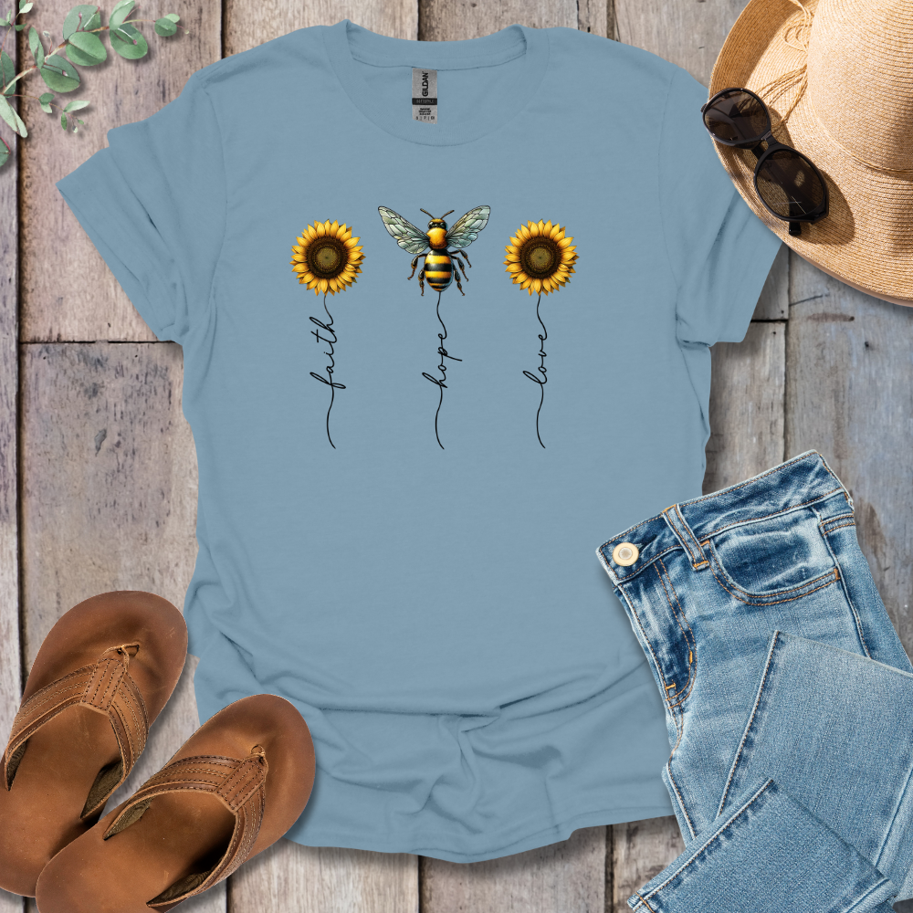 Faith Hope Love Bee T-Shirt