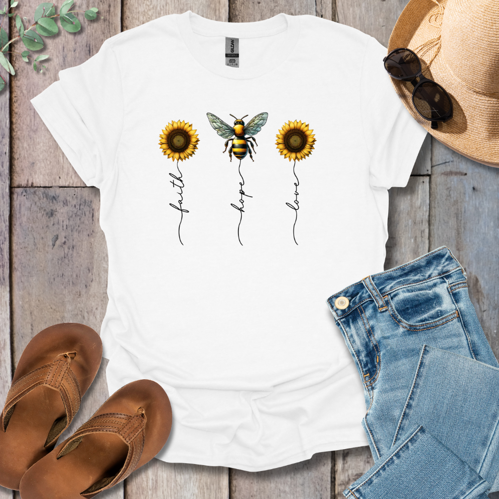 Faith Hope Love Bee T-Shirt