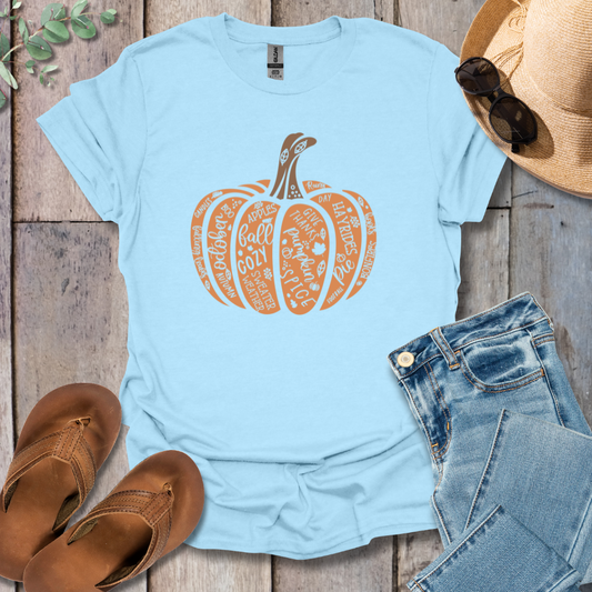 Pumpkin Fall Season T-Shirt