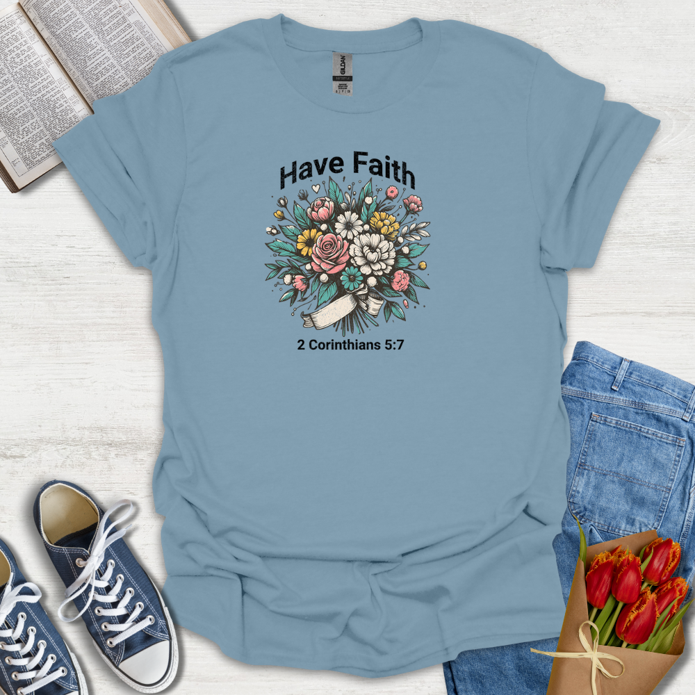 Have Faith Floral T-Shirt