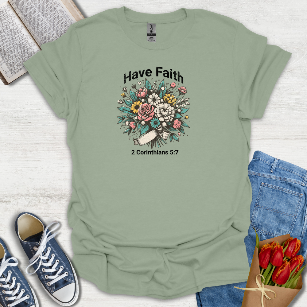 Have Faith Floral T-Shirt