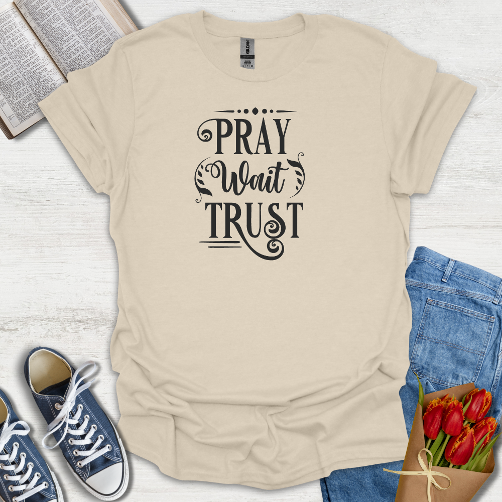 Pray Wait Trust T-Shirt