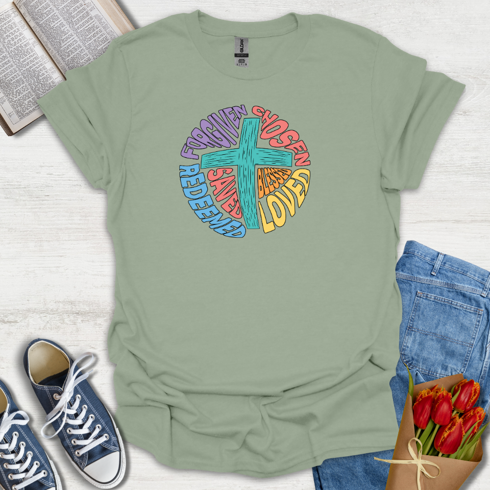 Retro Faith Words T-Shirt