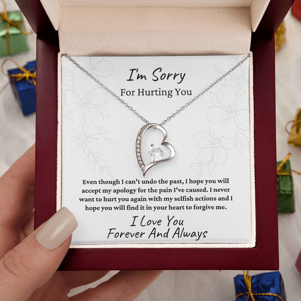 I'm Sorry For Hurting You Flower | Forever Love Necklace