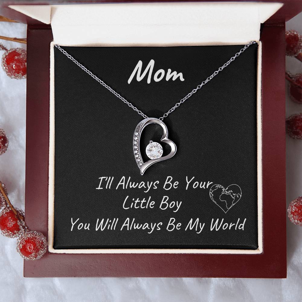 You Will Always Be My World | Forever Love Necklace | Mothers Day Gift