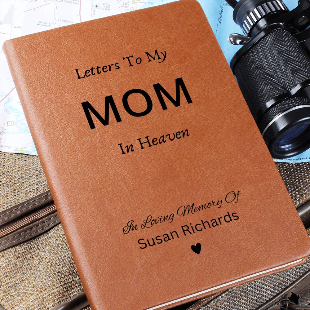 Letters To My Mom In Heaven Journal, Memorial Notebook, Memorial Gift