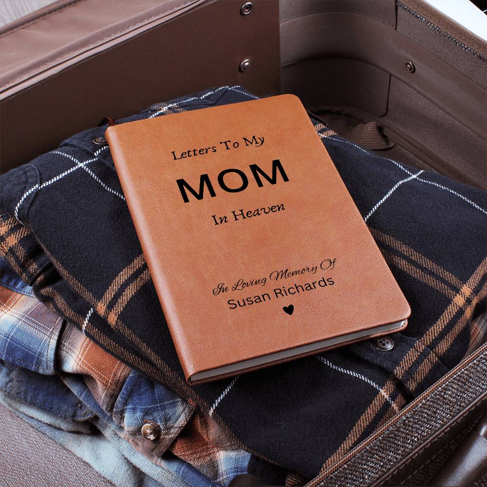 Letters To My Mom In Heaven Journal, Memorial Notebook, Memorial Gift