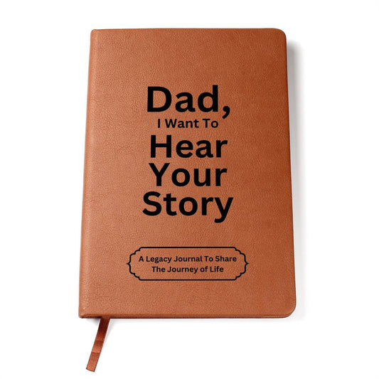 Dad Legacy Journal, Family Story Book, Notebook, Family History Gift