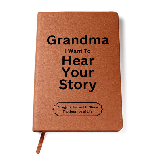 Grandma Legacy Journal, Family Story Book, Notebook, Family History Gift