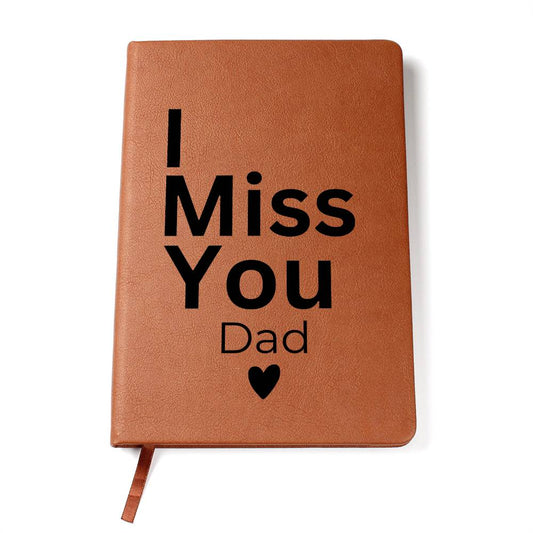 I Miss You Dad Journal, Memorial Notebook, Memorial Gift, Remembrance