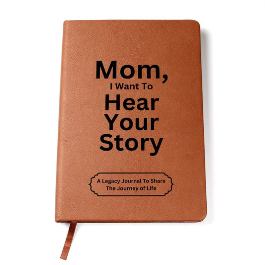 Mom Legacy Journal, Family Story Book, Notebook, Family History Gift